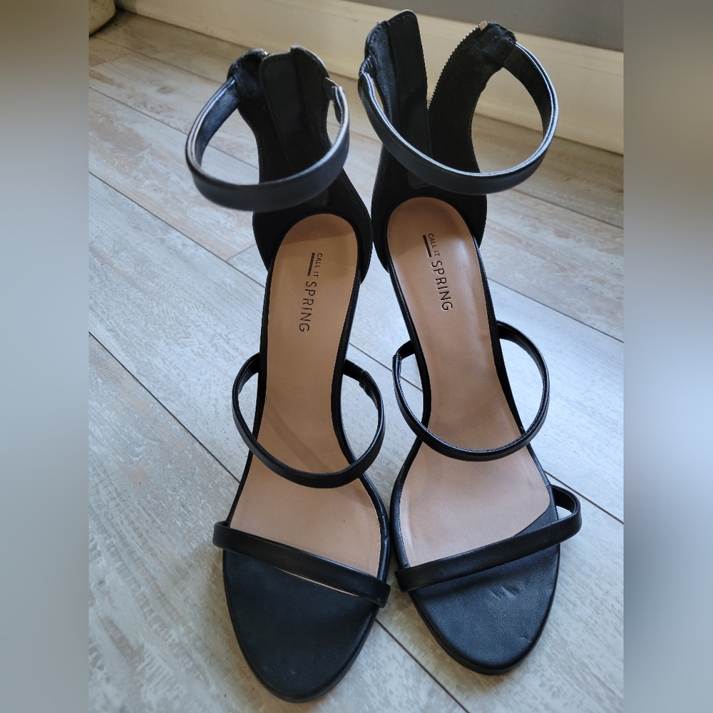 Black Strappy Sandals